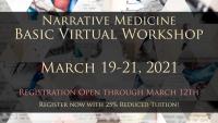 Narrative Medicine Spring Virtual Workshop Banner Image